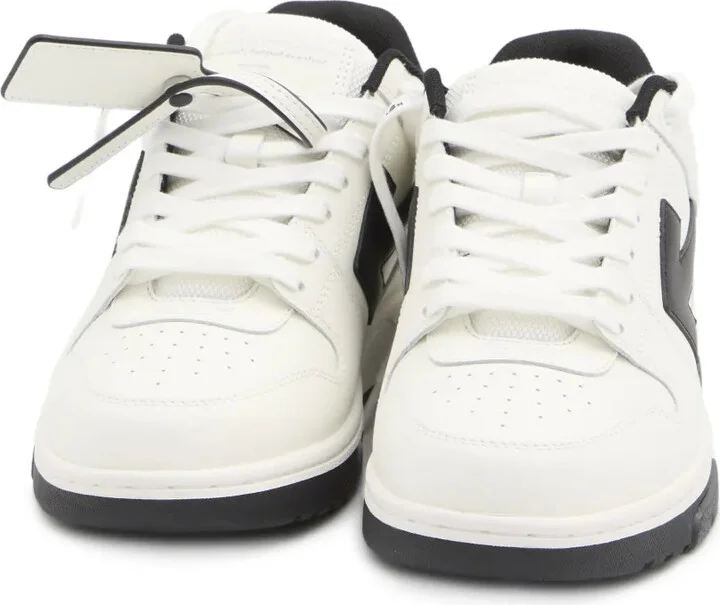Out Of Office arrow-logo leather sneakers - Image 3