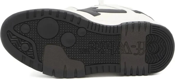 Out Of Office arrow-logo leather sneakers - Image 4