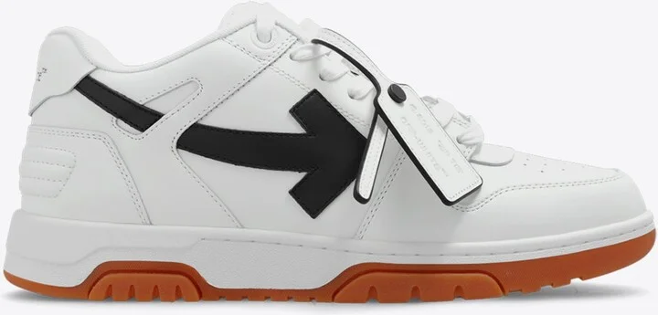 Out Of Office Paneled Leather Sneakers