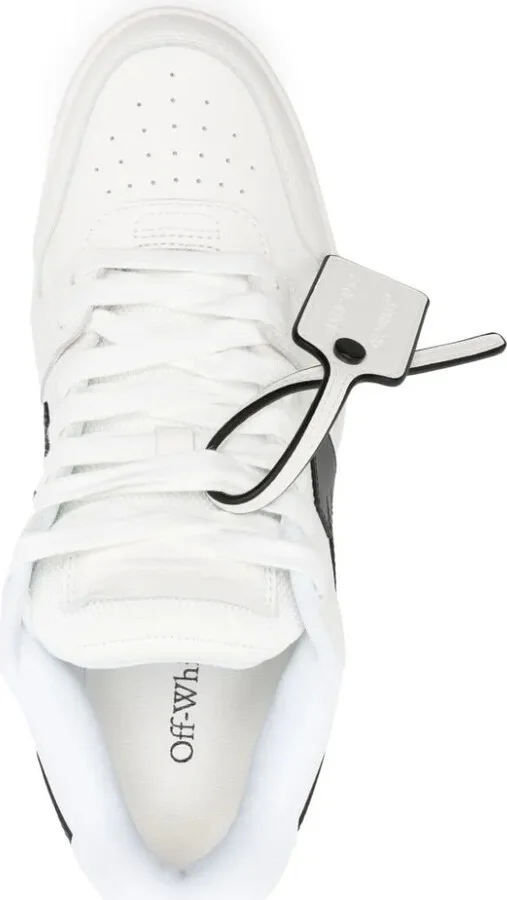 Out Of Office panelled leather sneakers - Image 4