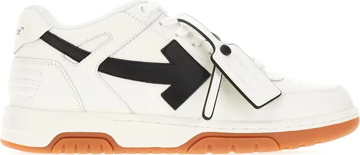 Out Of Office panelled leather sneakers