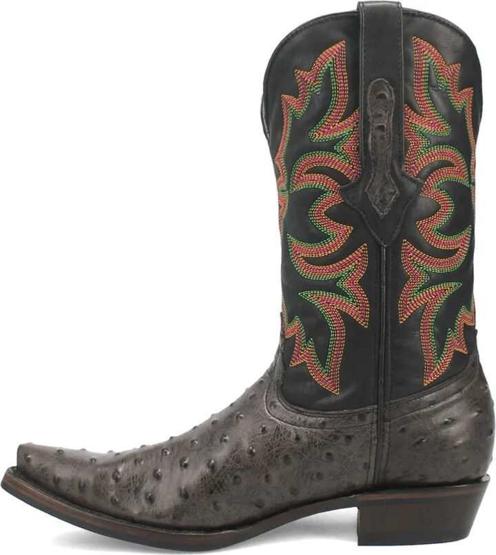 Outlaw Ostrich Embossed Cowboy Boot - Image 7
