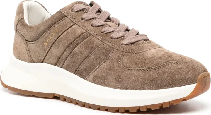 Outline leather sneakers - Image 2
