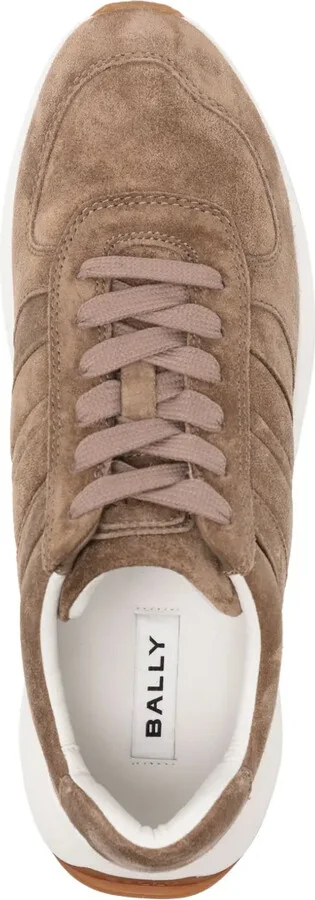 Outline leather sneakers - Image 4