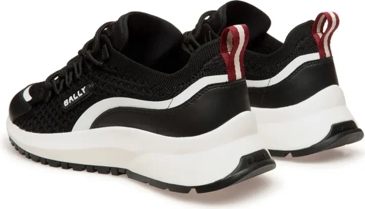 Outline logo-patch sneakers - Image 3