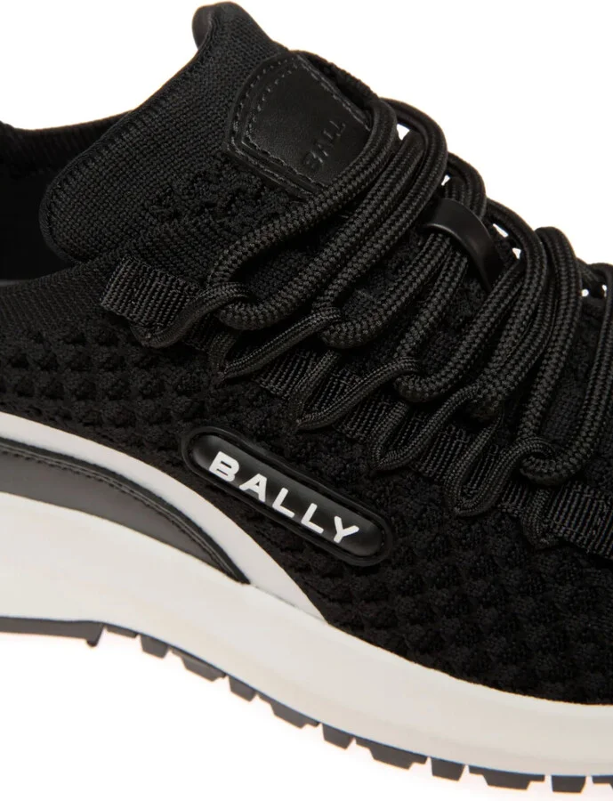 Outline logo-patch sneakers - Image 5