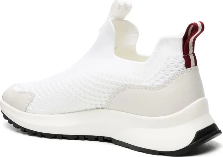 Outline logo-patch sneakers - Image 3