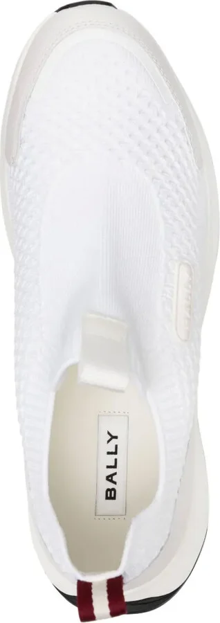 Outline logo-patch sneakers - Image 4