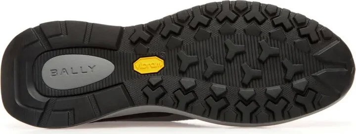 Outline mesh logo-patch sneakers - Image 4