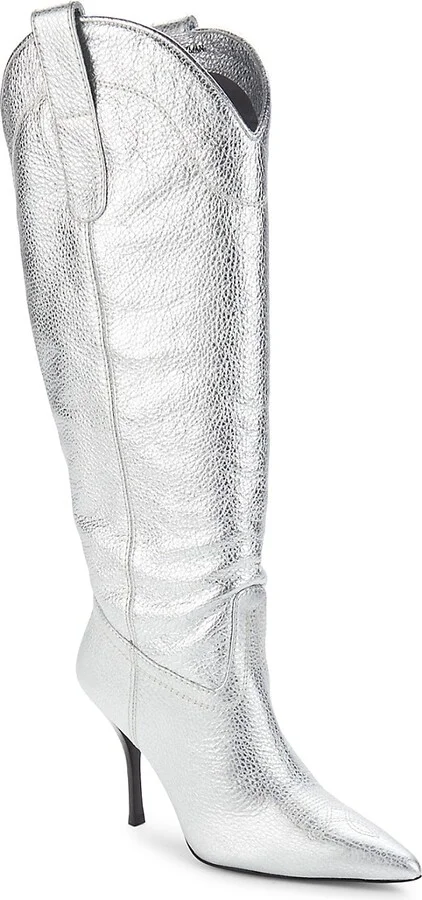 Outwest 100 Stiletto Cowboy Knee Boots - Image 2