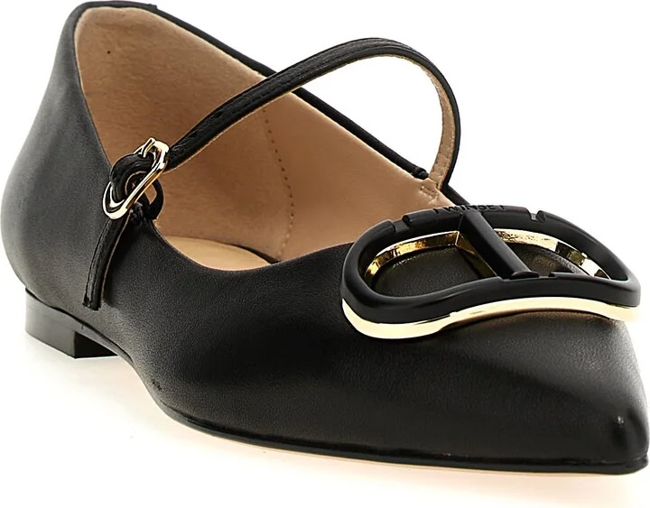 'oval T' Ballet Flats - Image 2