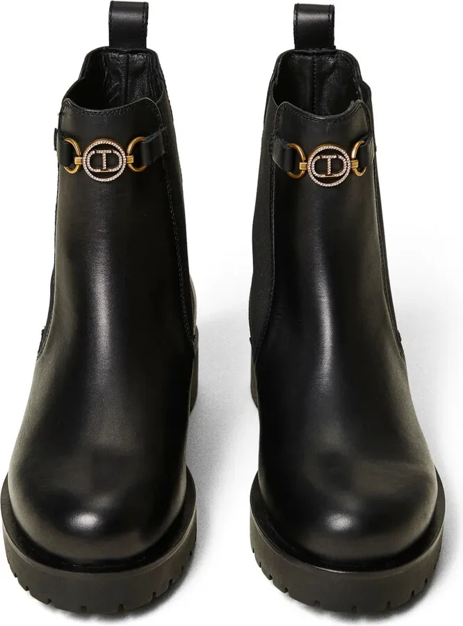 Oval T leather Chelsea boots - Image 4