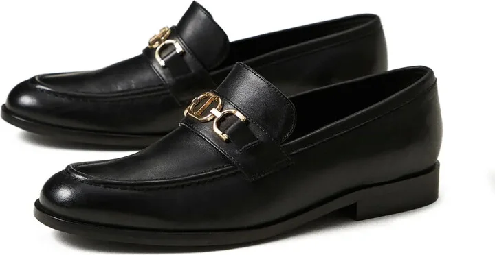 Oval T leather loafers - Image 4