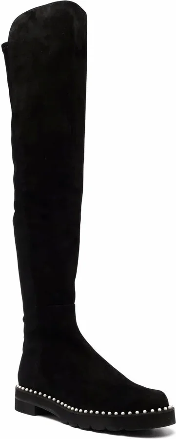 Over The Knee Beaded Boots - Image 2