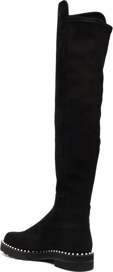 Over The Knee Beaded Boots - Image 3