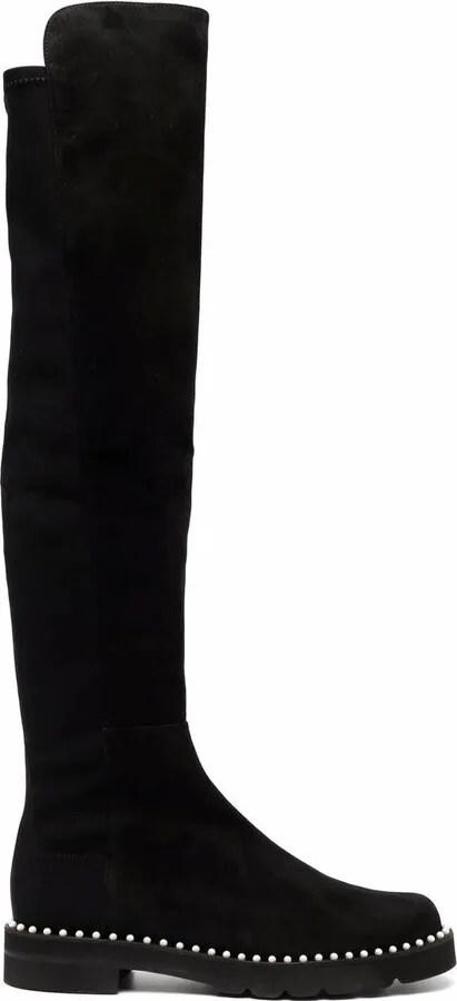 Over The Knee Beaded Boots