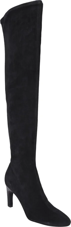 Over The Knee Black Boots - Image 2