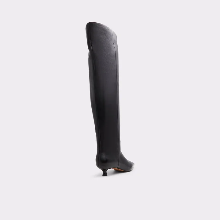 Over-the-knee boot - Black - Image 4