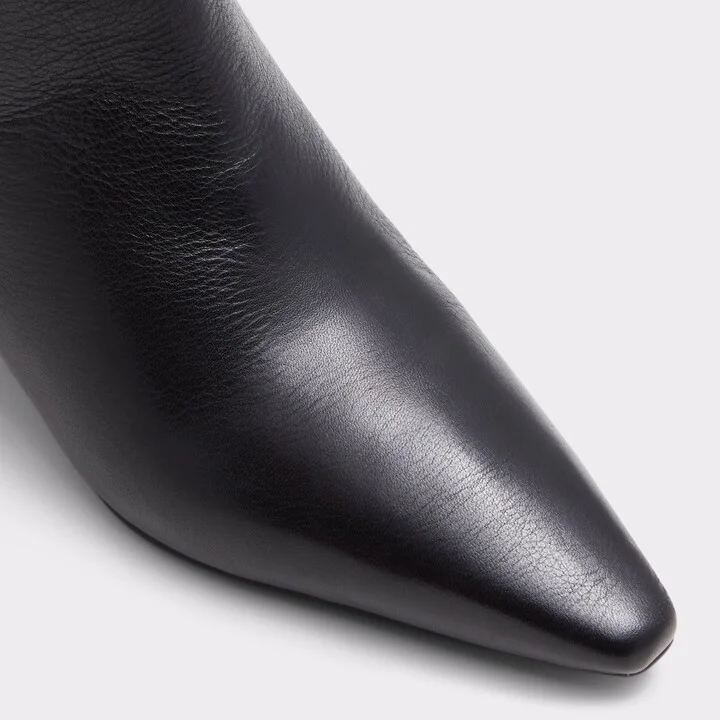 Over-the-knee boot - Black - Image 7