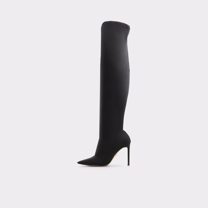 Over-the-knee boot - Black - Image 3