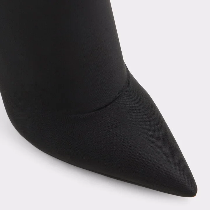 Over-the-knee boot - Black - Image 5