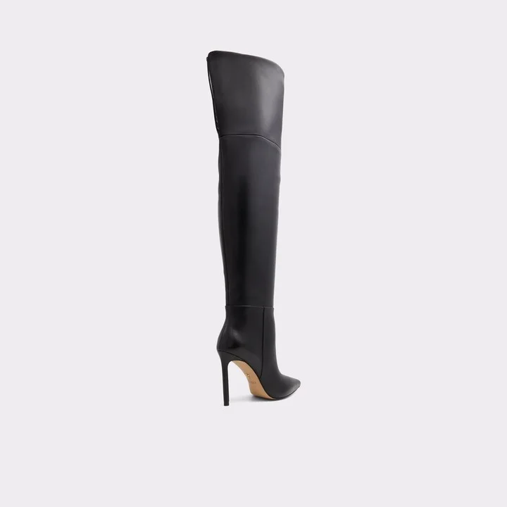 Over-the-knee boot - Black - Image 2