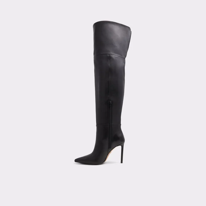 Over-the-knee boot - Black - Image 3