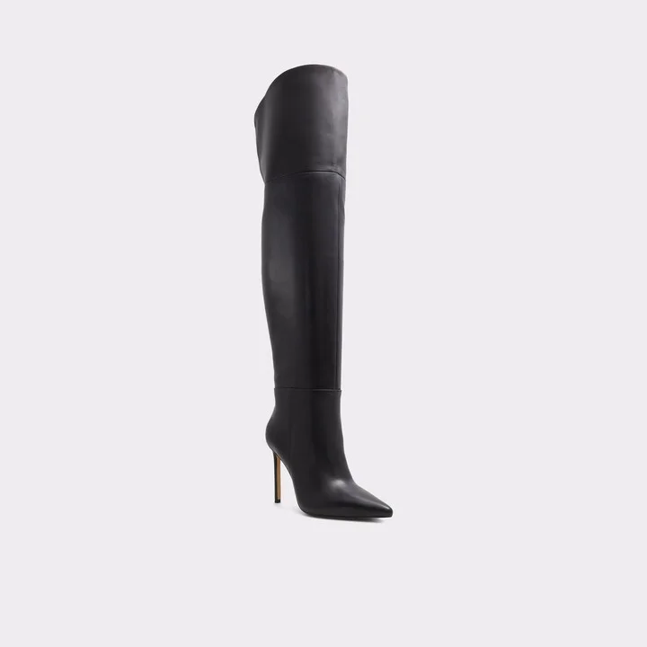 Over-the-knee boot - Black - Image 4