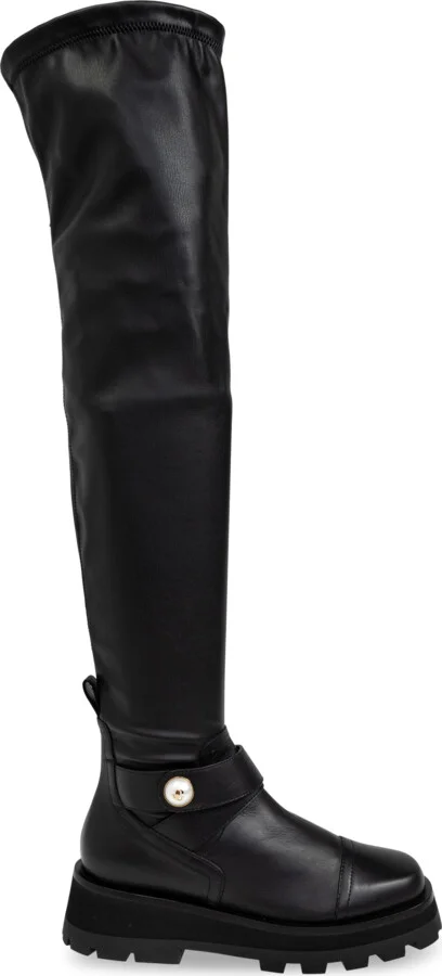 Over-the-knee Boots Meena, , - Black