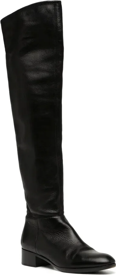 over the knee Leather boots - Image 2