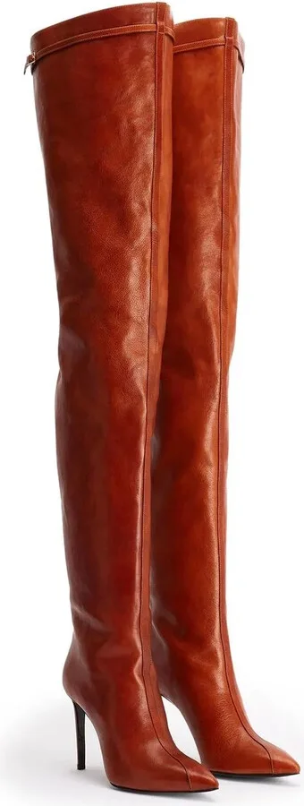 Over-The-Knee Leather Boots - Image 2