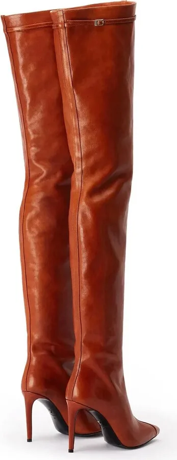 Over-The-Knee Leather Boots - Image 3
