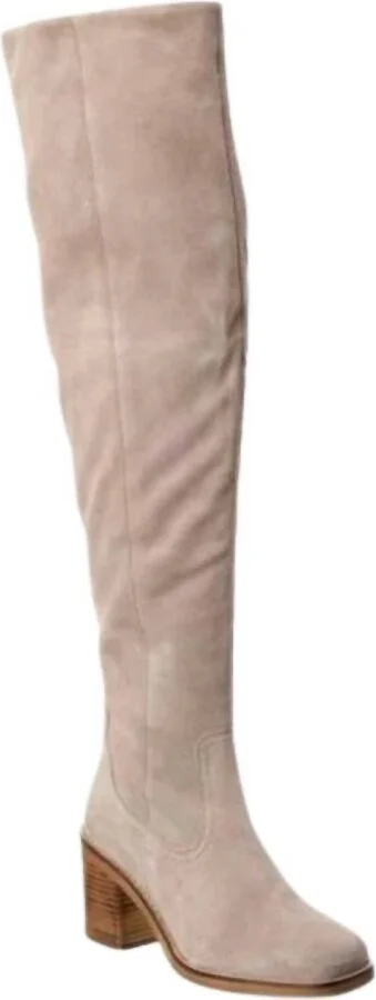 Overheard Suede Boots In Taupe