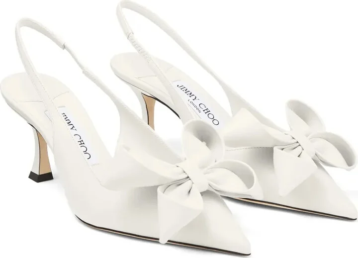 Oversize-Bow Slingback Pumps - Image 2