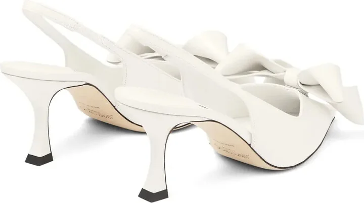 Oversize-Bow Slingback Pumps - Image 3