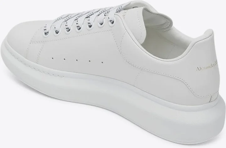 Oversize Leather Low-Top Sneakers - Image 2