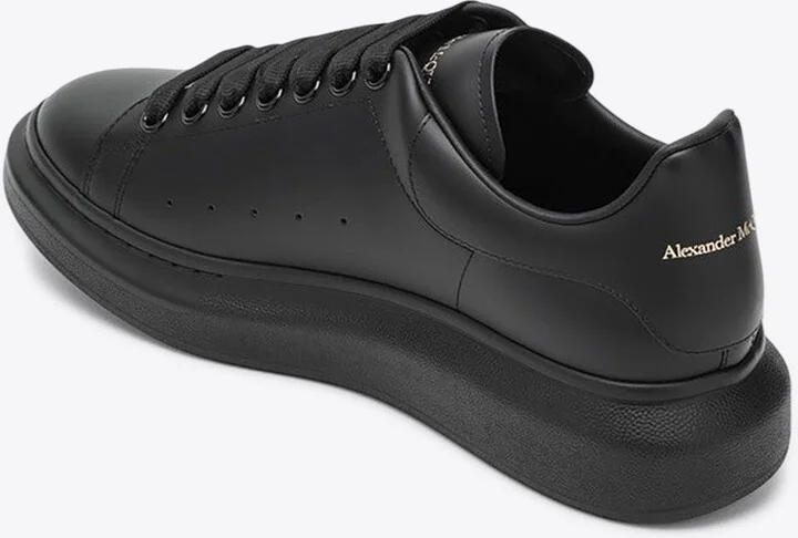 Oversize Leather Low-Top Sneakers - Image 2