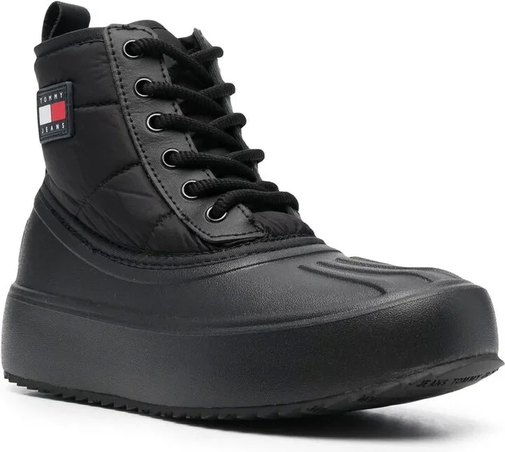 Oversize Rubber Sole Boots - Image 2