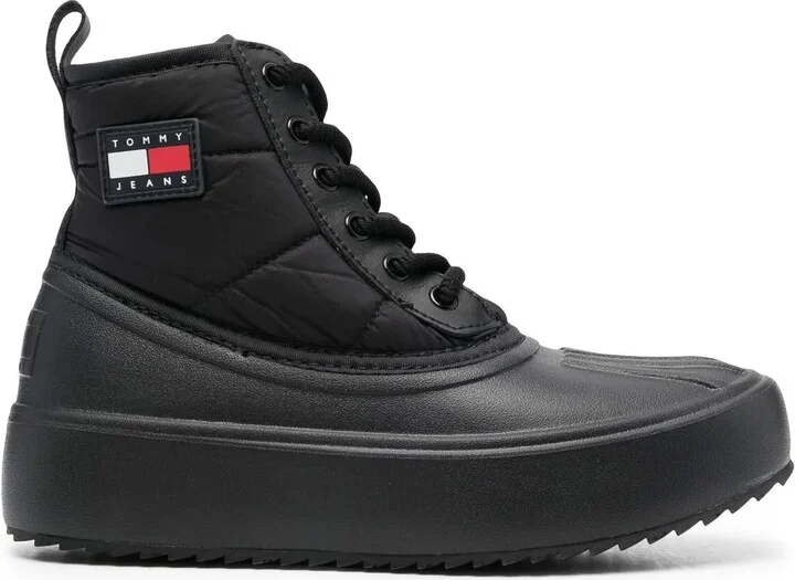 Oversize Rubber Sole Boots