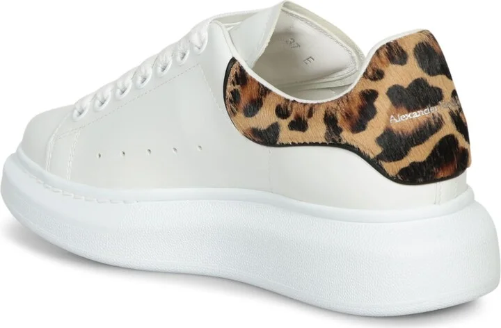 Oversize Sneakers White/leopard - Image 3