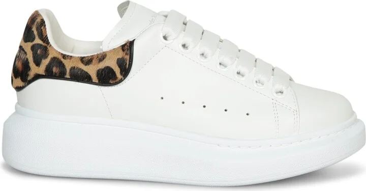 Oversize Sneakers White/leopard
