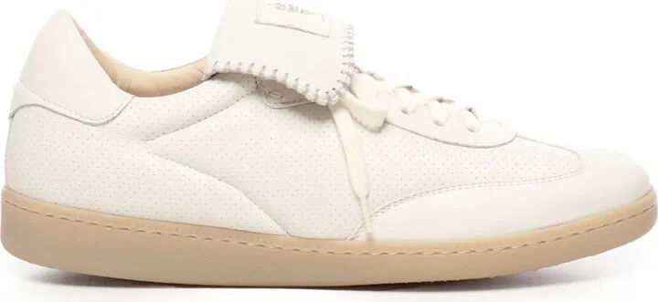 Oversize-Tongue Sneakers
