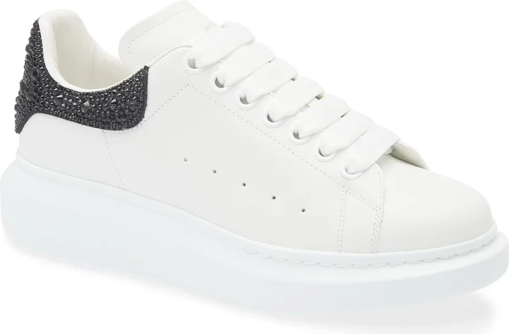 Oversized Crystal Embellished Sneaker