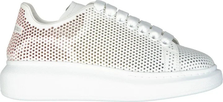 Oversized Dotted Cut-out Sneakers