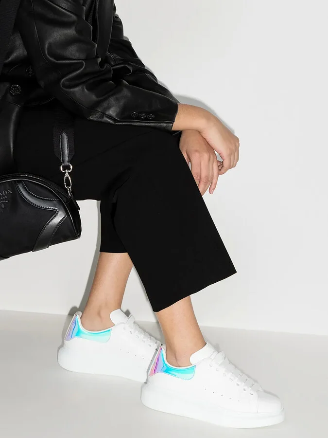 Oversized lace-up sneakers - Image 3