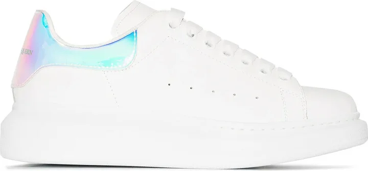 Oversized lace-up sneakers