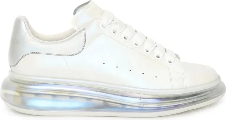 Oversized lace-up sneakers
