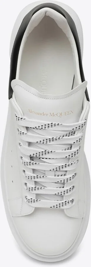 Oversized Leather Low-Top Sneakers - Image 2