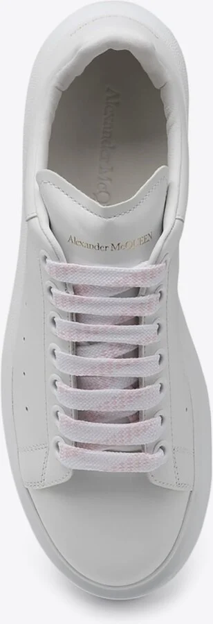 Oversized Leather Low-Top Sneakers - Image 2