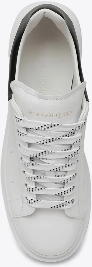 Oversized Leather Low-Top Sneakers - Image 2